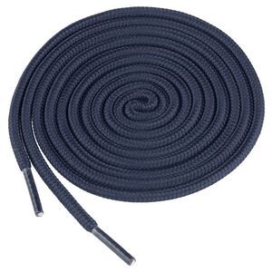 Outdoor Round Shoelaces Sporting Shoe Laces Shoestrings 2 Pairs Navy Blue